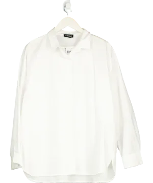 This Is Unfolded White Button Up Shirt UK 10