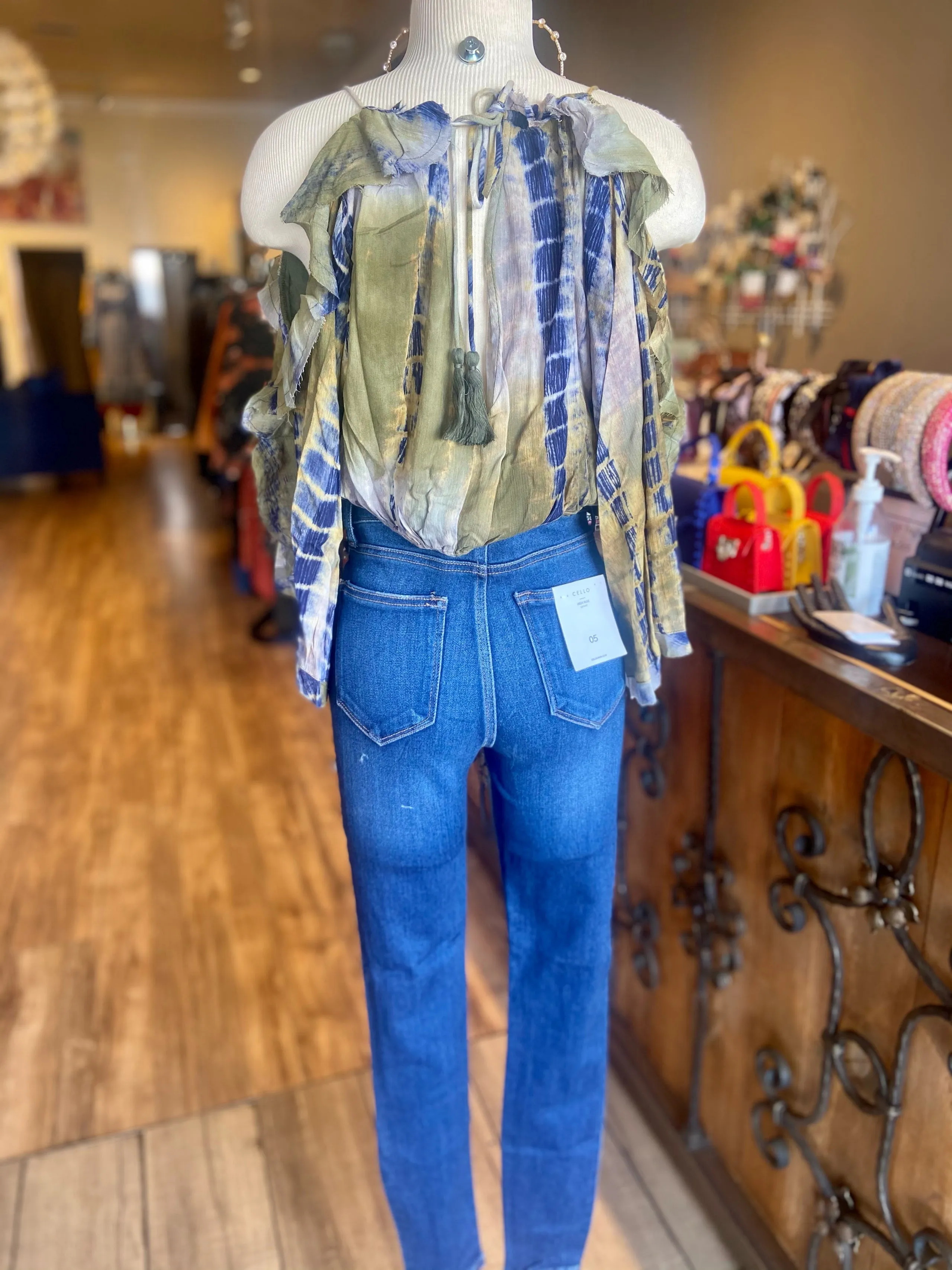 Tie Dye Button Up Top FINAL SALE