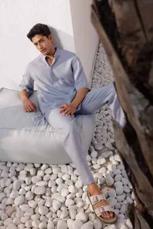 Tuscany Shirt - Man & Tuscany Pants - Man (Dusk Blue)