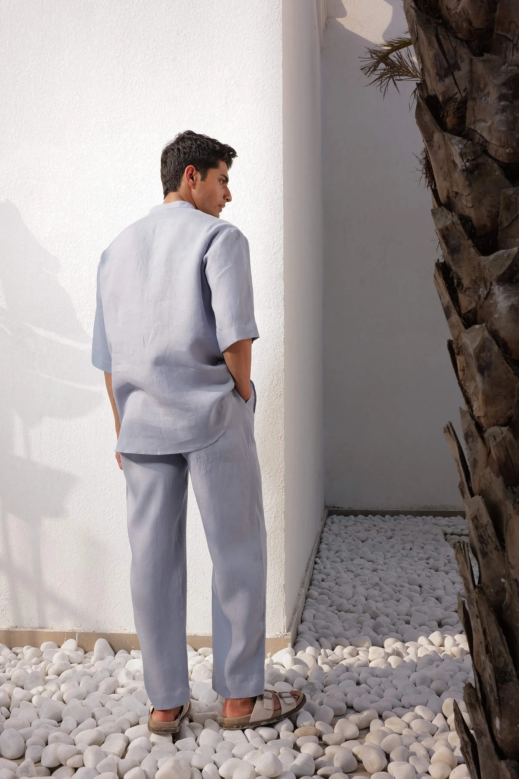 Tuscany Shirt - Man & Tuscany Pants - Man (Dusk Blue)
