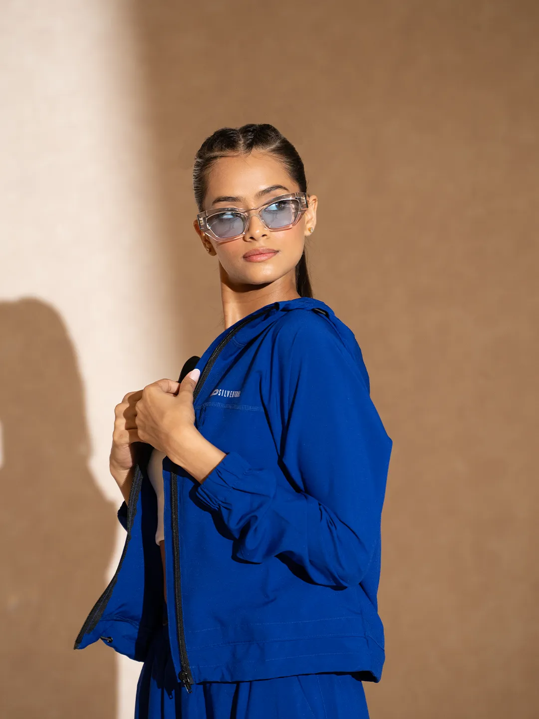 Utility Cargo Jacket Cobalt Blue