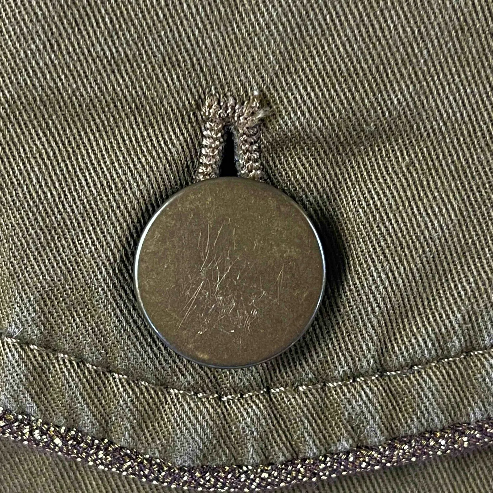 Veronica Beard - Camp Utility Button Jacket - Army Green - Size 0 / XS