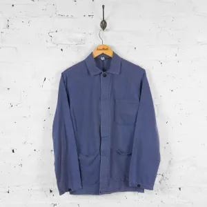 Vintage Chore Utility Jacket - Blue - S