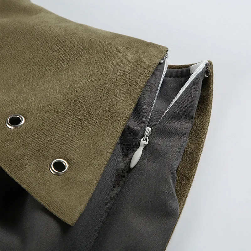 Wasteland slim pleated skirt