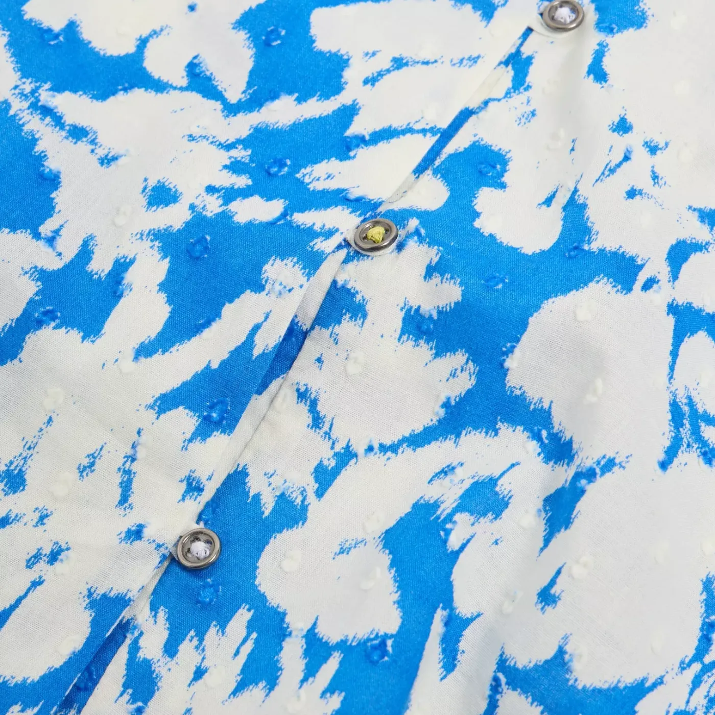 White Stuff Rae Organic Top | Orange / Blue