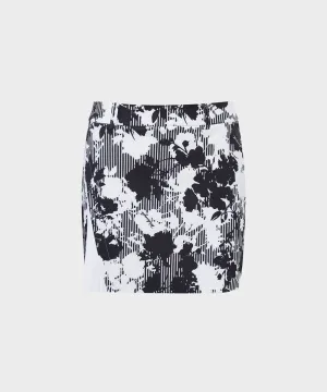 WideAngle: TO Flower Partial Pleated Culotte - Black