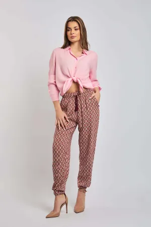 Women Pant Printed Jogger Multicolor