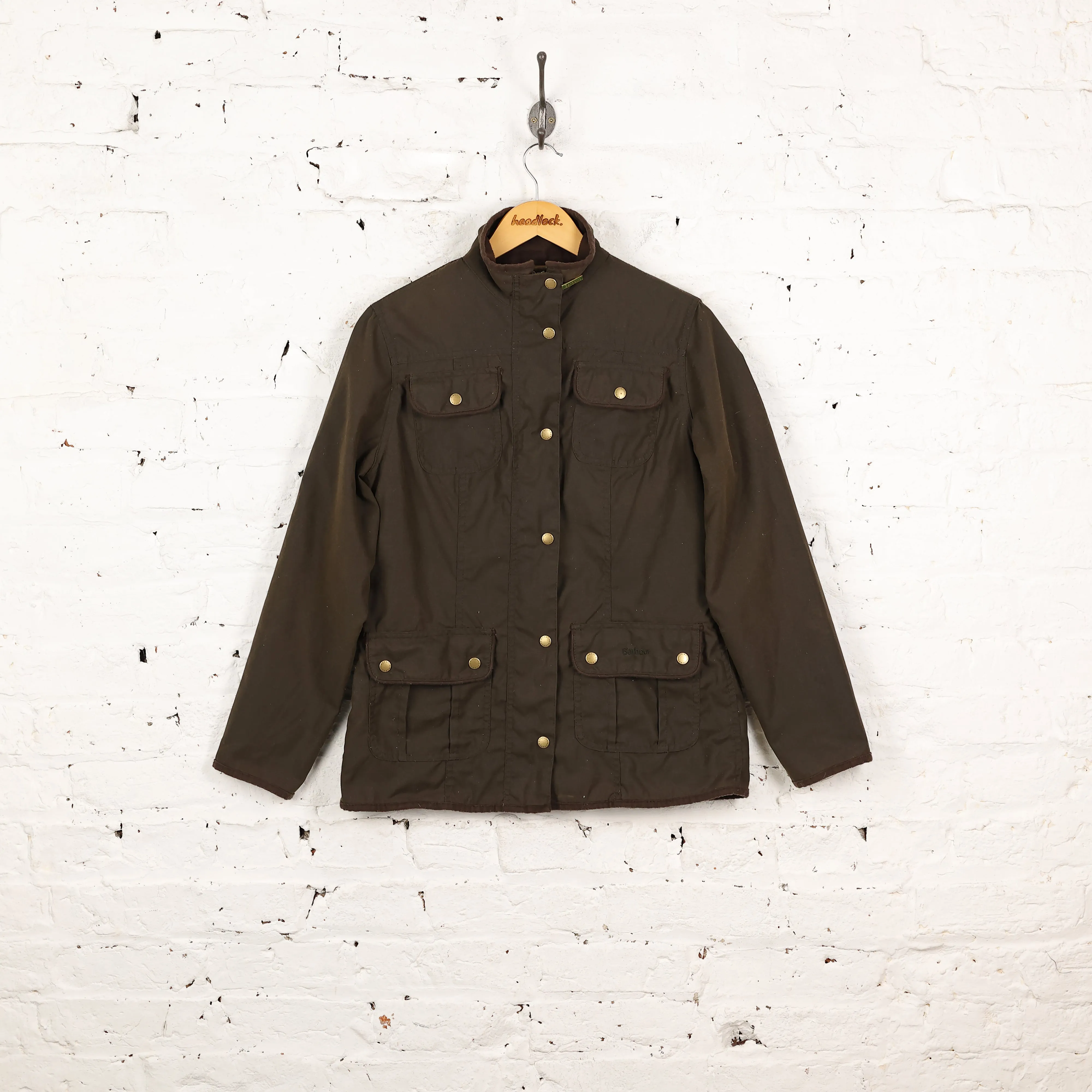 Women's Barbour Utility Wax Jacket - Green - Women's M