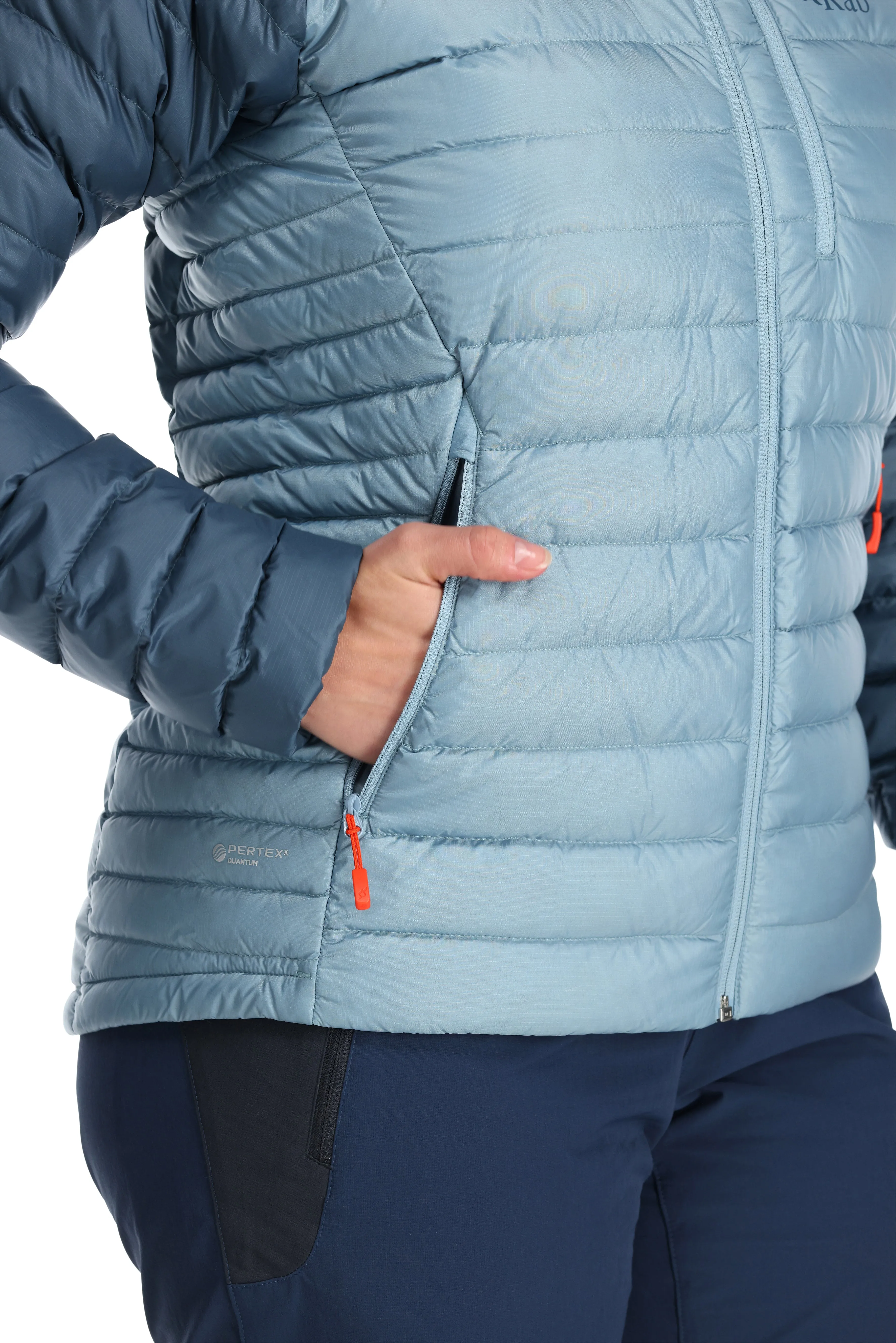 WOMEN'S MICROLIGHT ALPINE JACKET - ORION BLUE/CITADEL