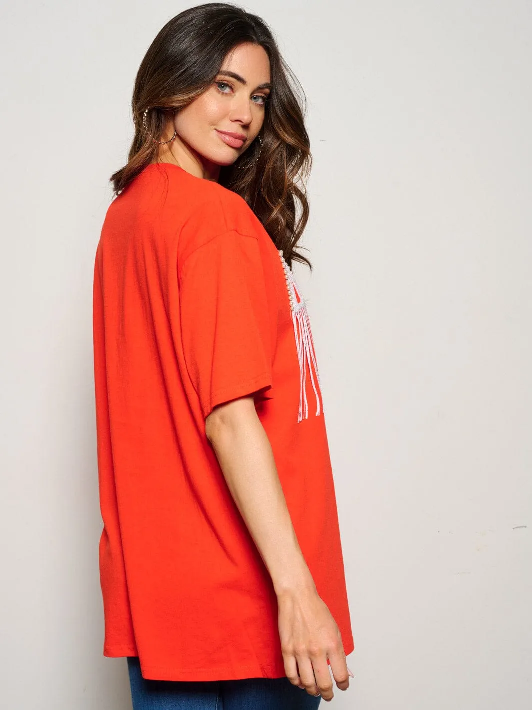WOMEN'S SHORT SLEEVE MAMA GRAPHIC TOP