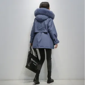 Women's Winter Heated Parka Jacket | Hood