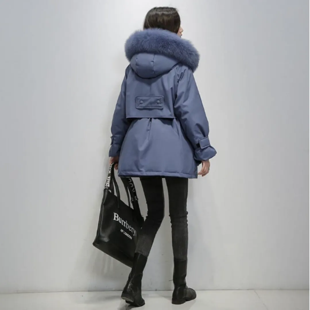 Women's Winter Heated Parka Jacket | Hood