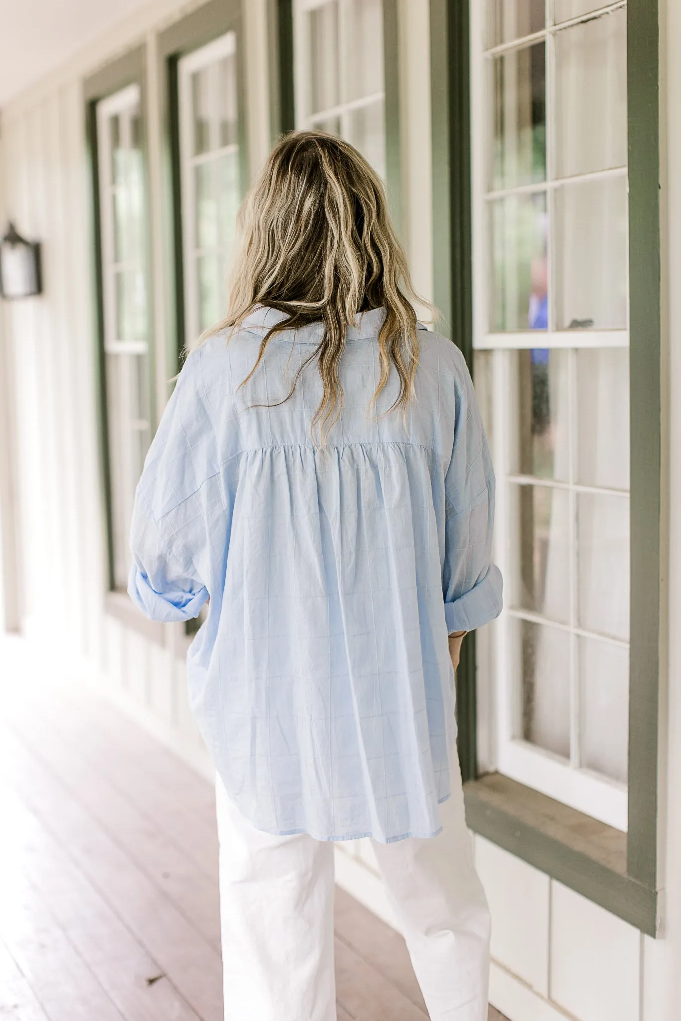 XZ Cool Lake Button Down Top