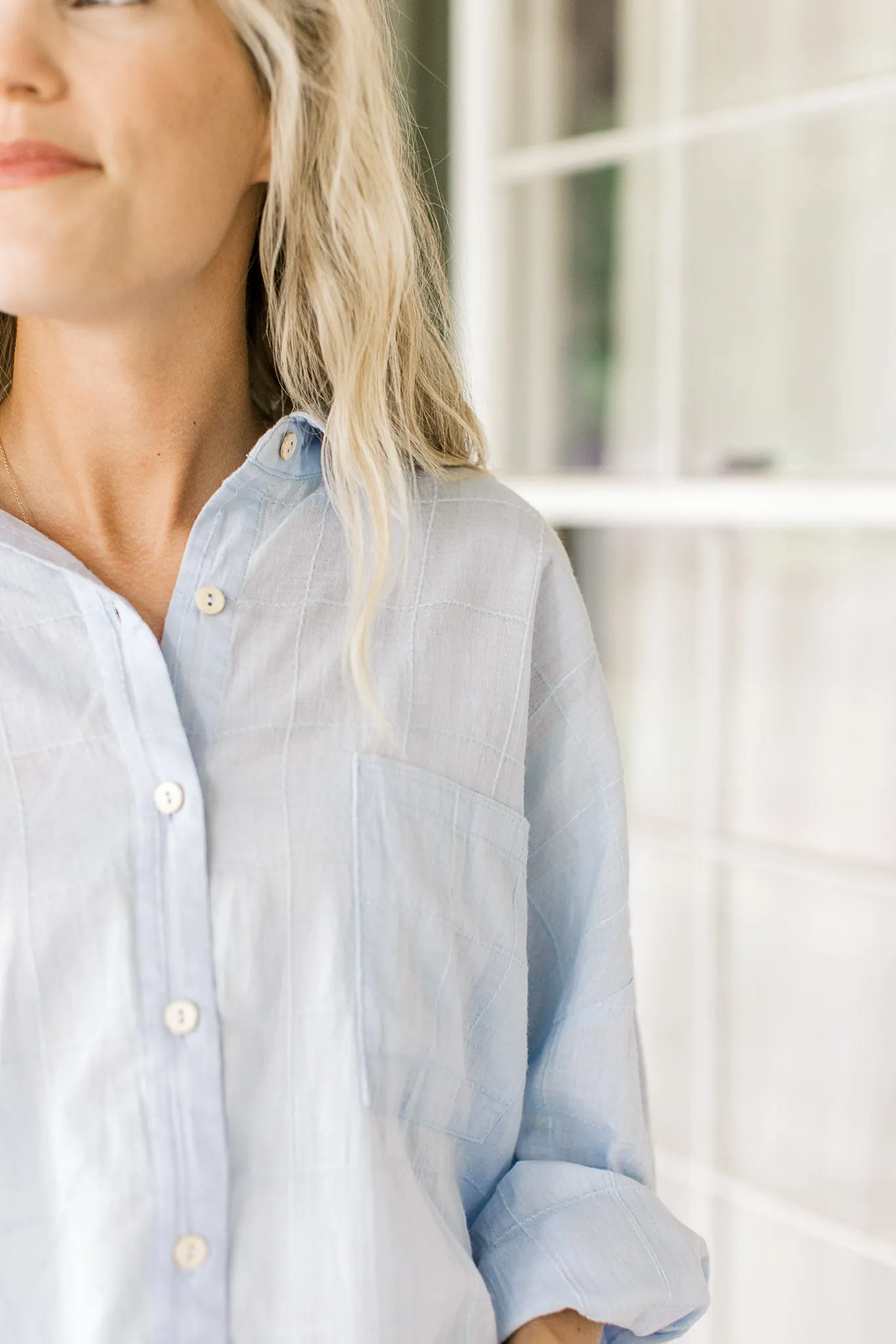 XZ Cool Lake Button Down Top