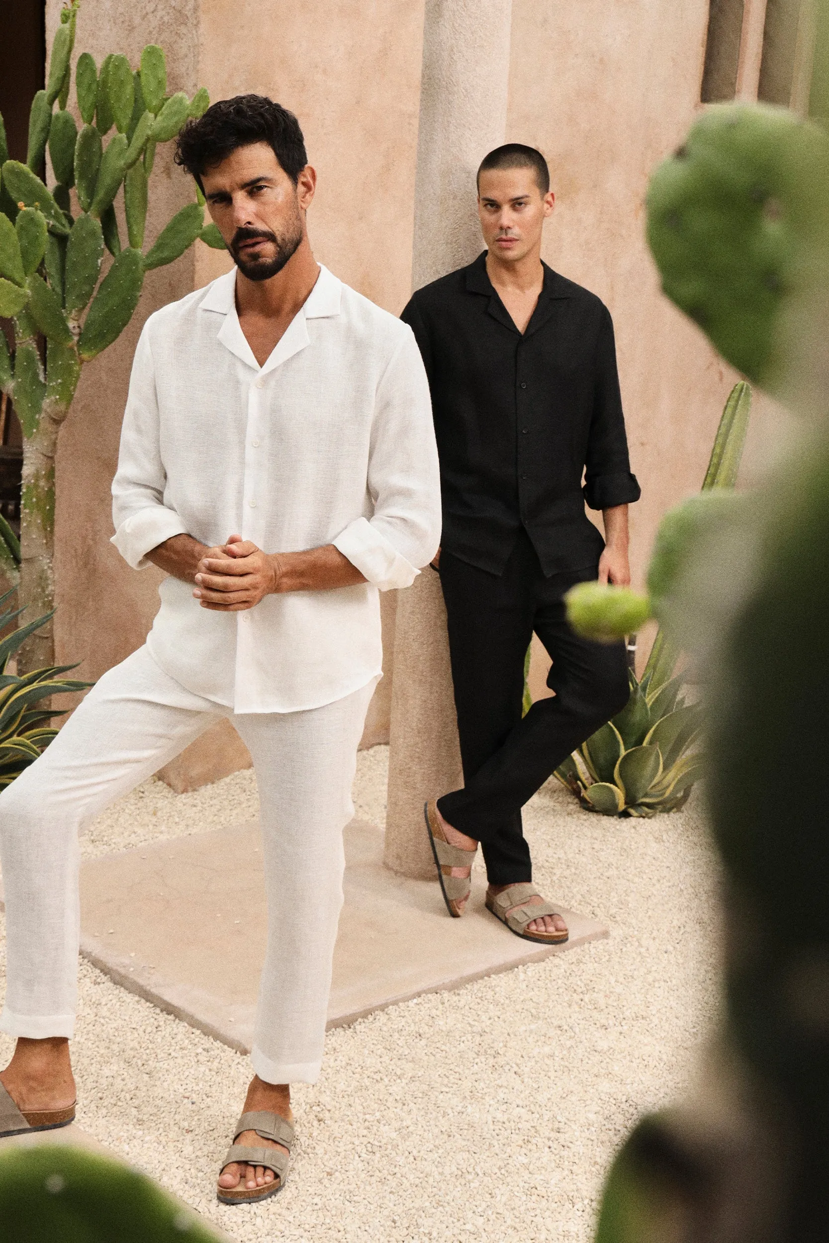 Zanzibar Shirt - Man & Zanzibar Pants - Man (Black)