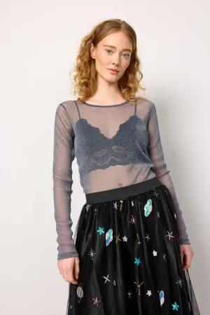 Zion Blouse - Steel Grey