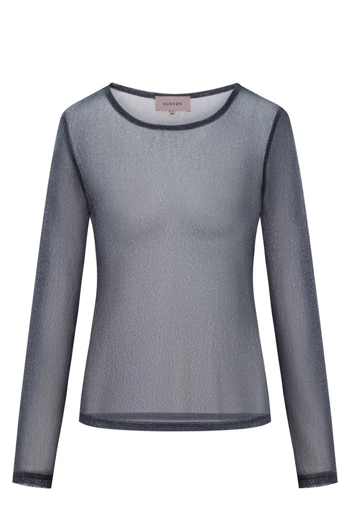 Zion Blouse - Steel Grey