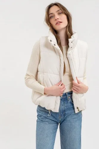 Zip Up Puffer Vest